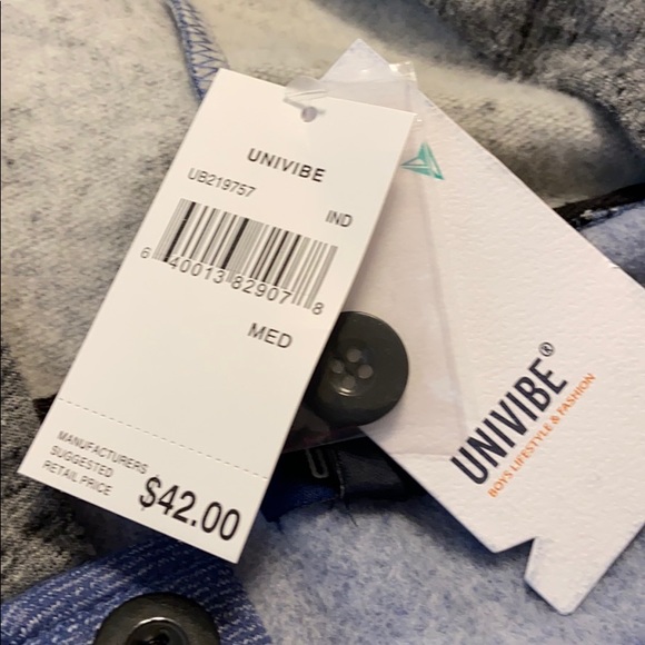 Univibe Boys Blue & Grey hoodie. - Picture 5 of 5